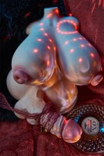 Ashe: 8.4 kg Shemale Sexpuppe Futa 5-Tunnel Sex-Torso mit durchdringtem Penis – Bild 3